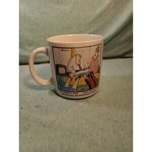 Vintage 1980 Gary Larson The Far Side That Settles It Carl Coffee Tea Cup Oz